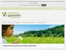 Tablet Screenshot of martinlaaksonapteekki.fi